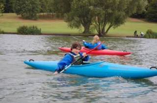 A pro kayaker in the making!.JPG